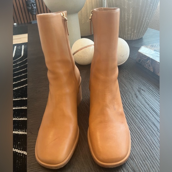 Chloe Meganne Leather Ankle Boots Size 39 - Picture 5 of 14